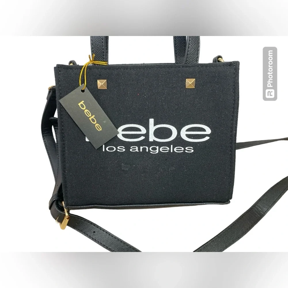 BEBE Rian Canvas Mini Satchel - Picture 2 of 5